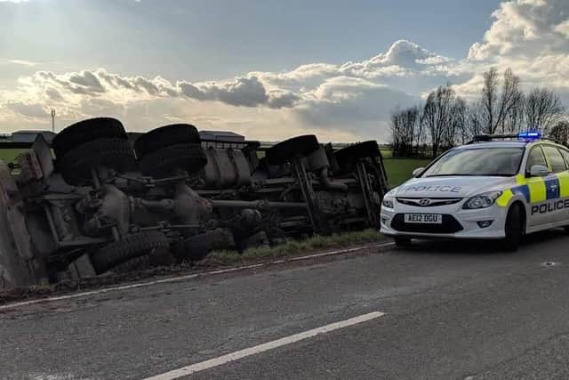 The scene of the collision. Photo: @fencops