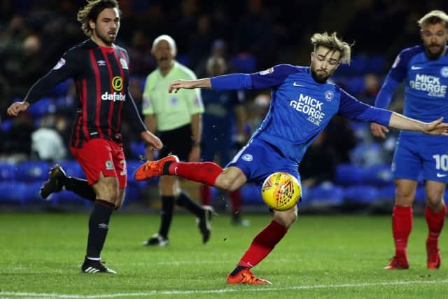Gwion Edwards has an outside chance of making the Posh squad for the Northampton game.