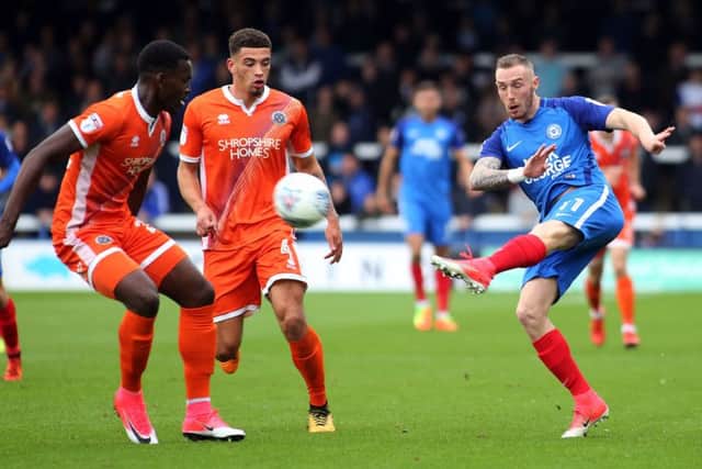Marcus Maddison's spectacular goal for Posh against Shrewsbury.