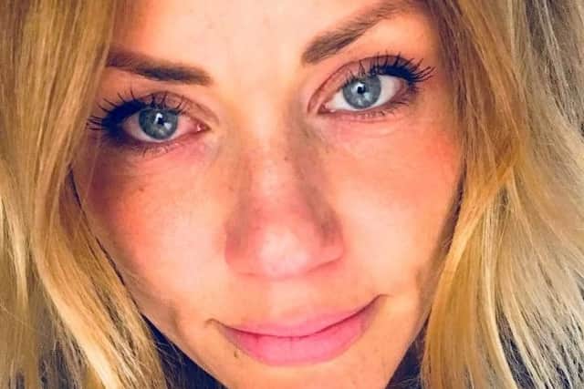 Natalie Moult, 37, before the attack on Sunday