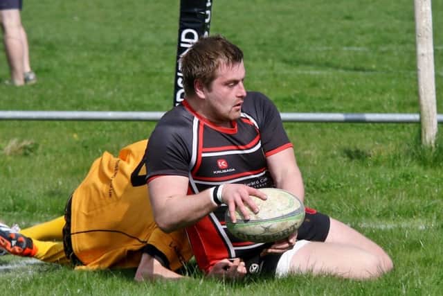 Robb Shingles scored three tries for Oundle.