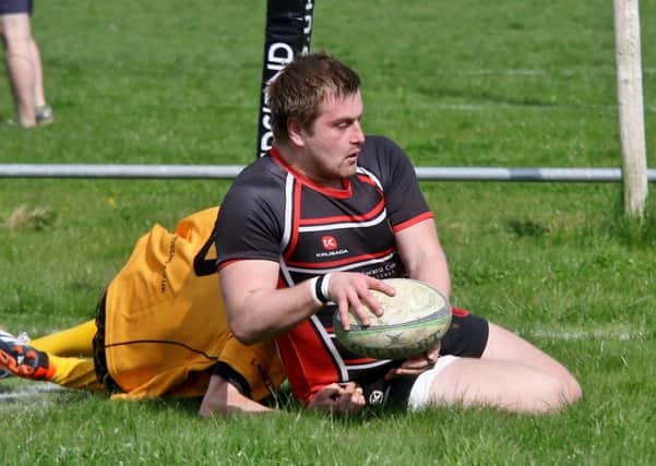 Robb Shingles scored three tries for Oundle.