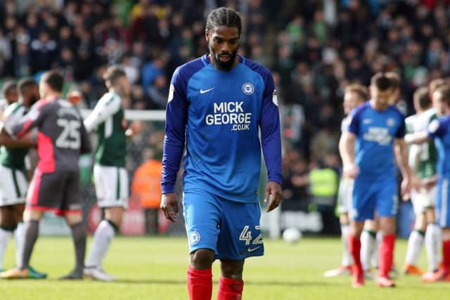 Anthony Grant of Peterborough United cuts a dejected figure at full-time - Mandatory by-line: Joe Dent/JMP - 07/04/2018 - FOOTBALL - Home Park - Plymouth, England - Plymouth Argyle v Peterborough United - Sky Bet League One