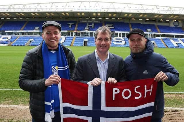 Some of the PeterboroughNorway group at The Abax. Photo: Joe Dent / theposh.com