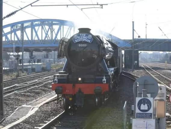 The Flying Scotsman in Peterborough