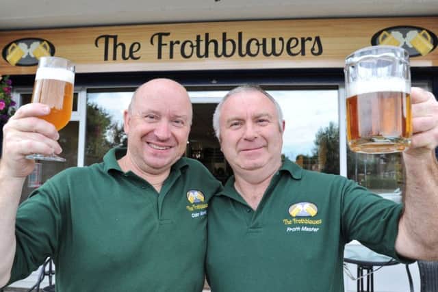Frothblowers Pub, Werrington joint proprietors  John Lawrence and Steve Williams