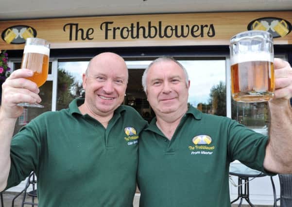 Frothblowers Pub, Werrington joint proprietors  John Lawrence and Steve Williams