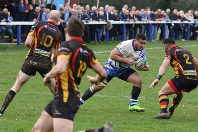 Action from Peterborough Lions (white) v Birmingham. Photo: Mick Sutterby.