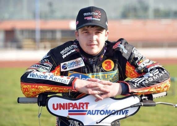 Panthers asset Ben Barker rides for Redcar at the Showground.