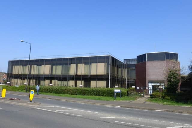 The British Sugar offices on Oundle Road