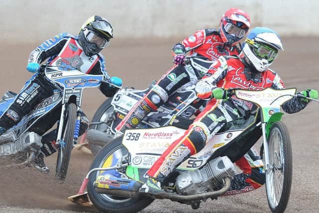 Peterborough Panther in action at the East of England Arena.