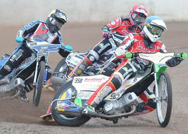 Peterborough Panther in action at the East of England Arena.