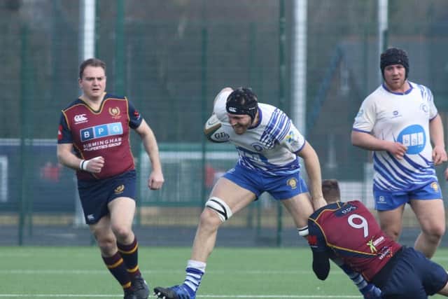 Sam Crooks attacks for the Lions at Bournville. Picture: Mick Sutterby