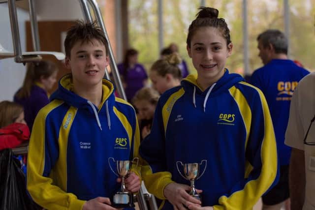 Top Boy Connor Walker (left) and Top Girl Ella McGhie.