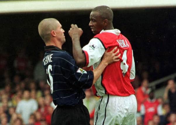 Roy Keane (left) and Patrick Vieira would have eaten Kevin De Bruyne alive.