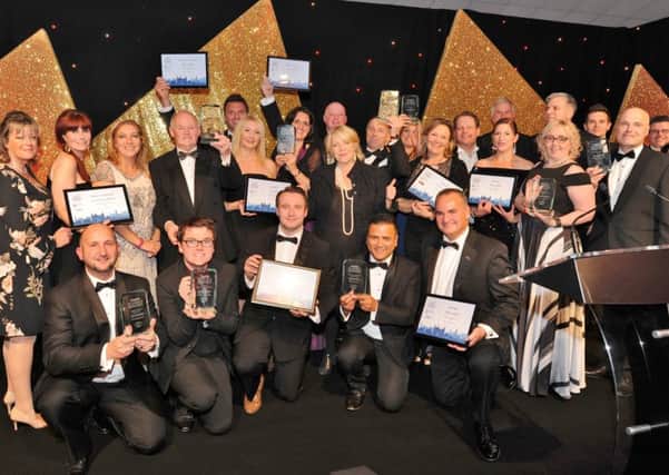 Peterborough Telegraph Business Awards 2017 .  WINNERS GROUP EMN-171118-013409009