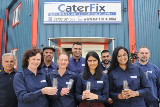Staff  of Caterfix, in Fengate, get ready to host their open day. EMN-180416-150014009