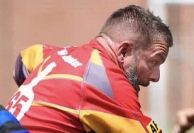 MUCH LOVED: Mark Colin in action for Peterborough Rugby Club. Photo: Peterborough Rugby Club