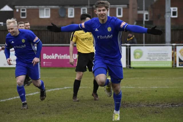 Mark Jones scored the winning goal for Peterborough Sports at Stocksbridge Park Steels.