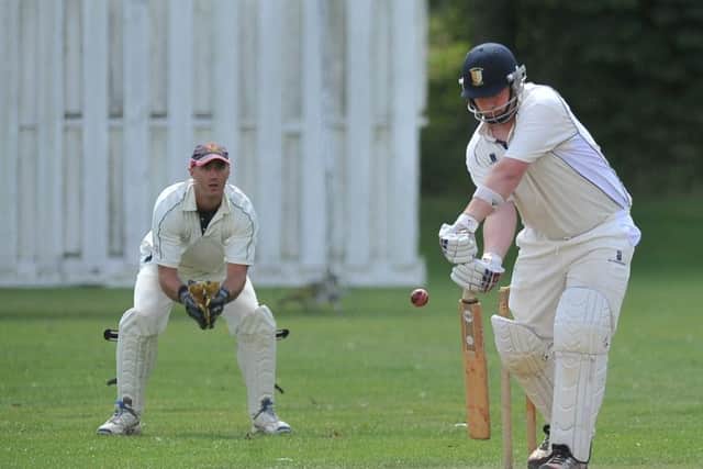 Andy Hulme made a half century for Stamford at St Ives.