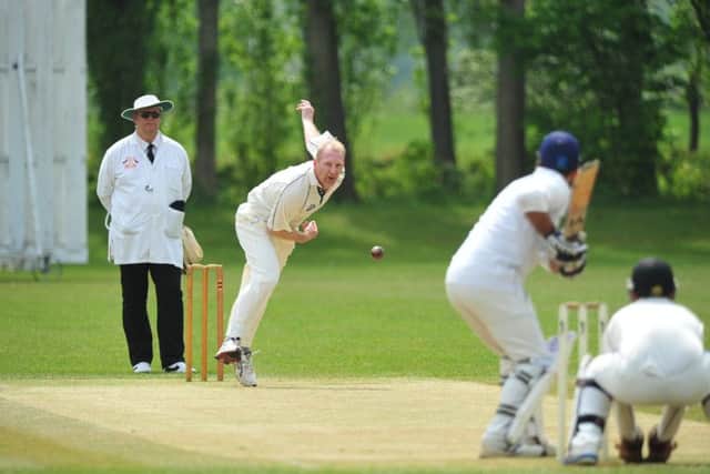 David Carlaw took 3-13 from 10 overs for Ramsey at Saffron Walden.