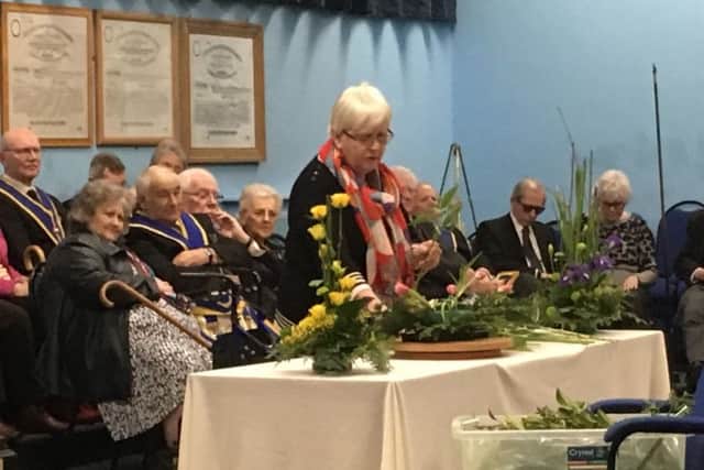 Sue Sewell in full flow.