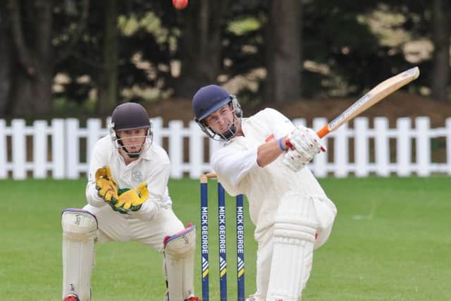 Sam Evison struck a century for Bourne against Oundle.