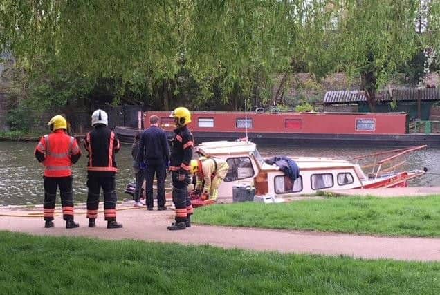 Emergency services at the incident this morning. Credit: @PaulSeparovicEA