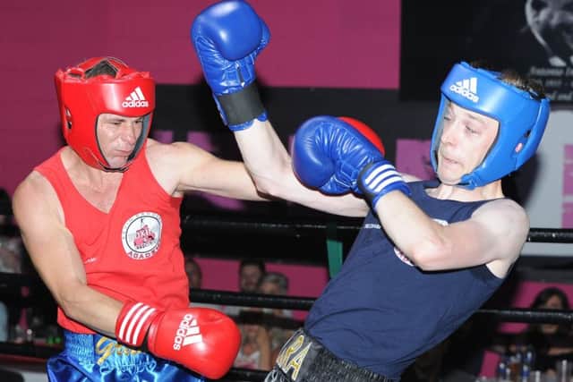 Luke OHara (right) beat Darren Grant.