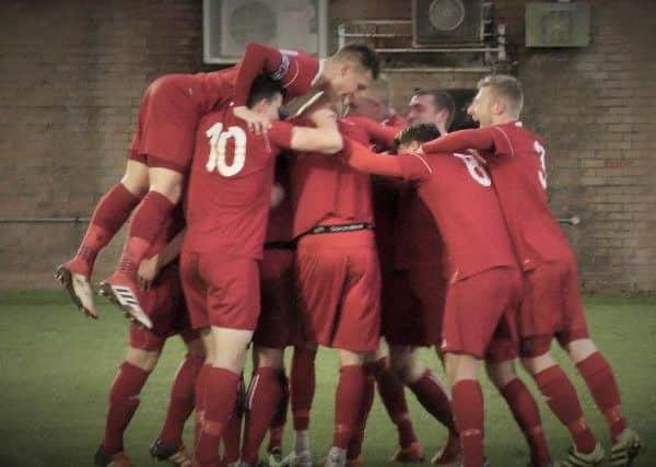 Wisbech Town were celebrating last night.
