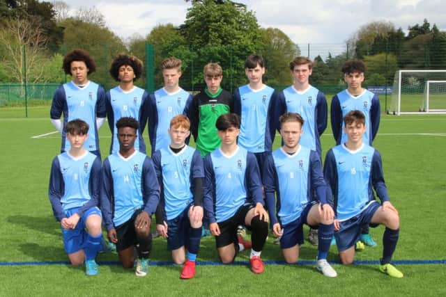 Peterborough Schools Year 11 Cup runners-up Hampton. Picture: RWT Photography