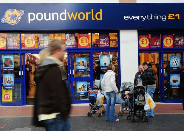 Poundworld is planning to close about 100 stores. Picture: Anna Gowthorpe/PA Wire