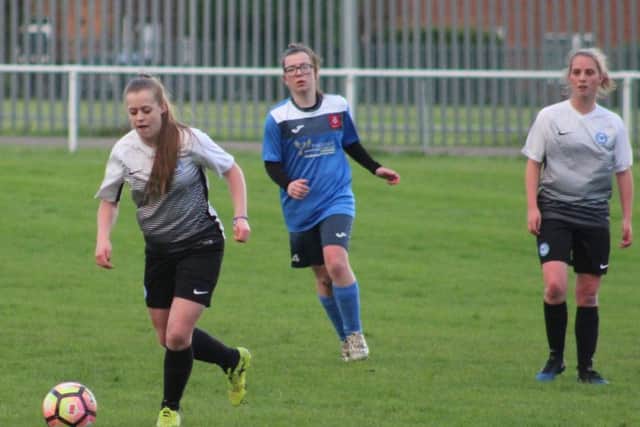 Amy Challis netted twice for Posh. Picture: Gary Reed