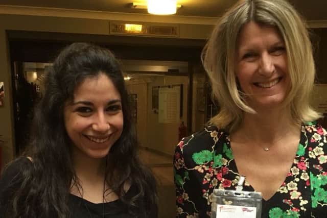 Virginia Alfaro (L) and Juliet Lawson (R)