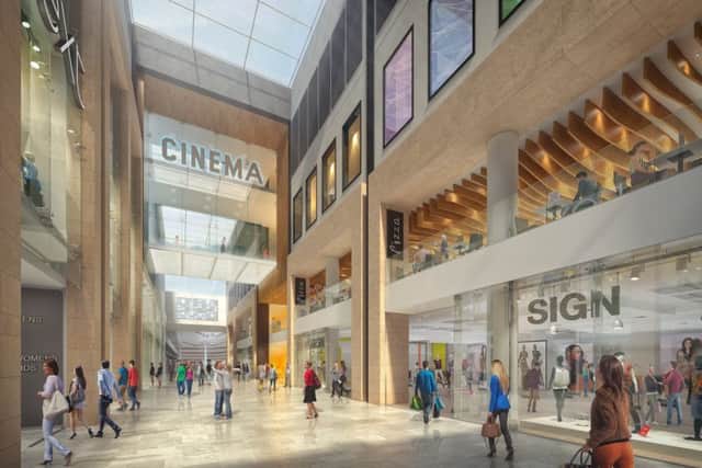 This image shows how the new cinema might appear once completed.