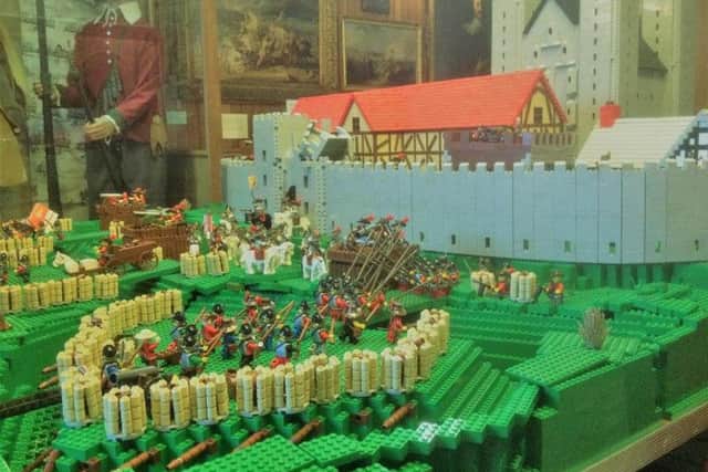 One section of the English Civil War Lego model