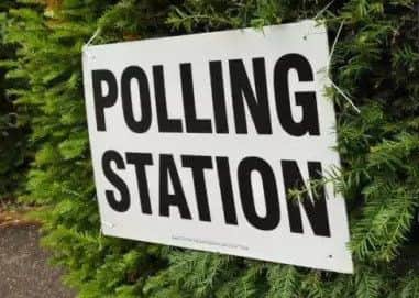 Polling station in Peterborough