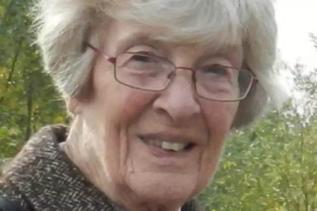 Hilda Moore, 95, suffered a massive internal brain haemorrhage after being hit by a wave from traffic driving through a flooded street.