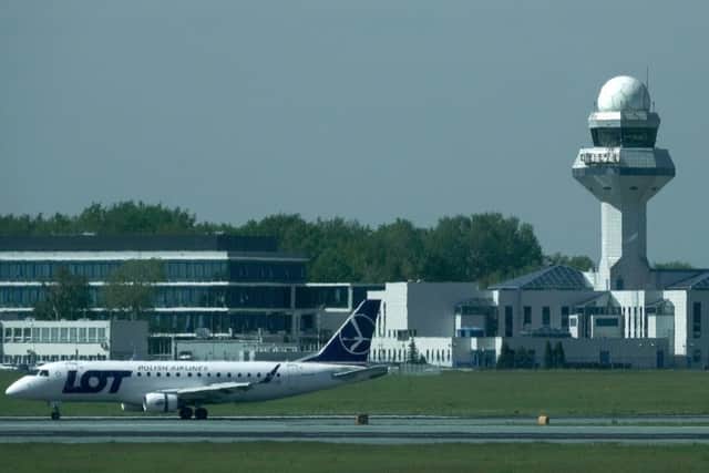 Warsaw Airport, Poland.