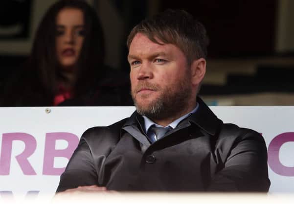 Posh manager Grant McCann before his last match in charge, a 1-1 home draw with AFC Wimbledon.