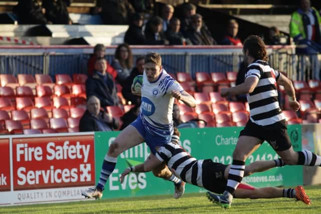 Ashley Hill on the run for the Lions. Picture: Mick Sutterby