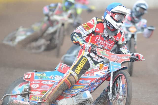 Simon Lambert in action.