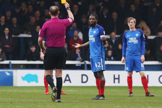 Posh midfielder Anthony Grant collected 13 yellow cards in the 2017-18 season.