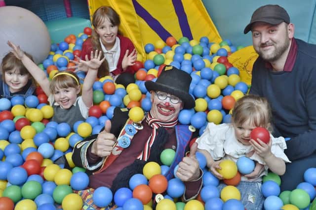 Dave the Clown at The Cresset. EMN-180205-174617009