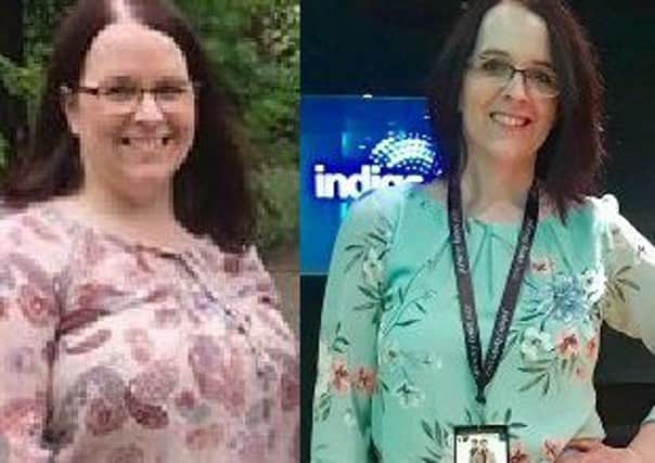 Helen Johns before and after losing weight