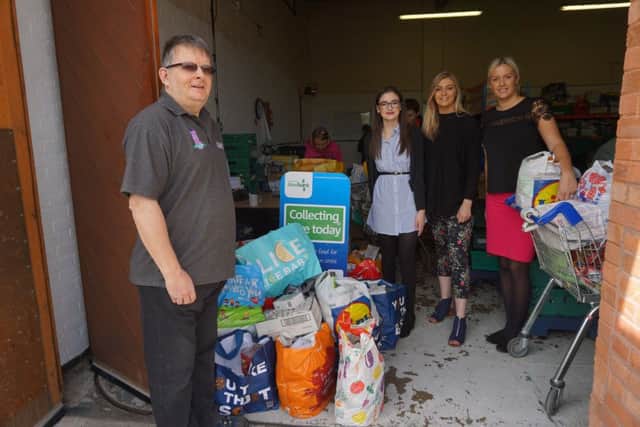 The food being donated
