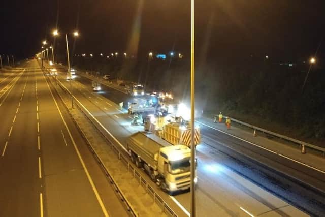 Works taking place on the A1