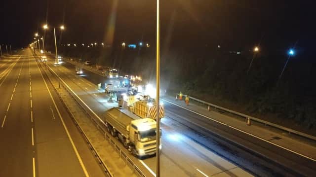 Works taking place on the A1