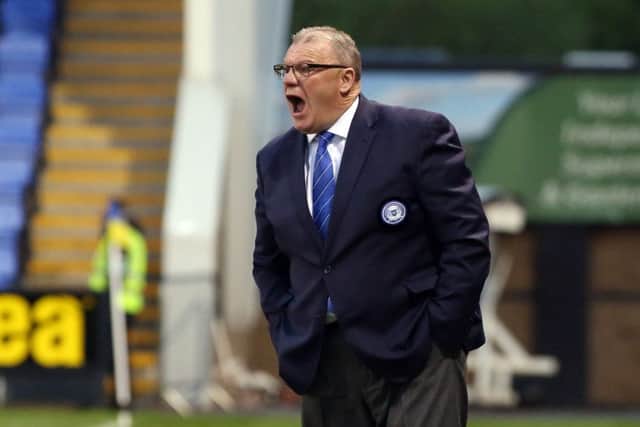 Posh manager Steve Evans.