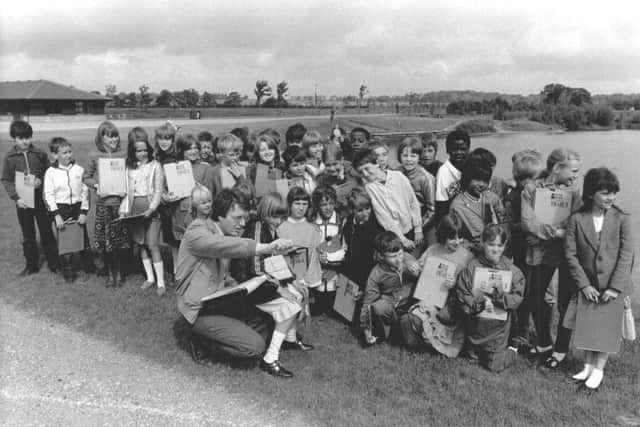 An old photo of Ferry Meadows provided by the Nene Park Trust